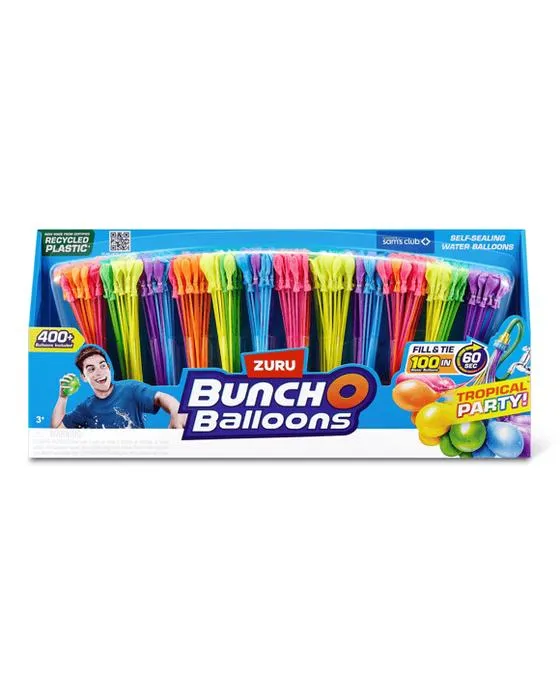 12 Pack Zuru Bunch O Ballons Tropical Party! Ballons d'eau auto-scellant