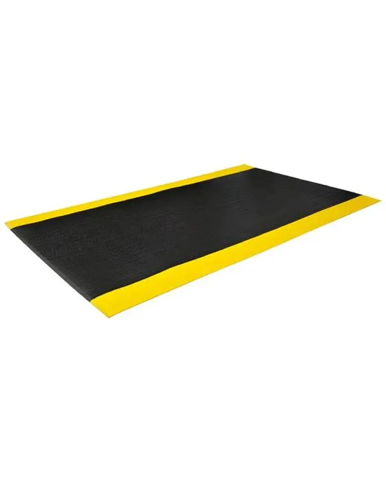 Tapis de mousse ultime 900 x 1500mm jaune/noir accessoires de mobilier de bureau Matting Sécurité Matting