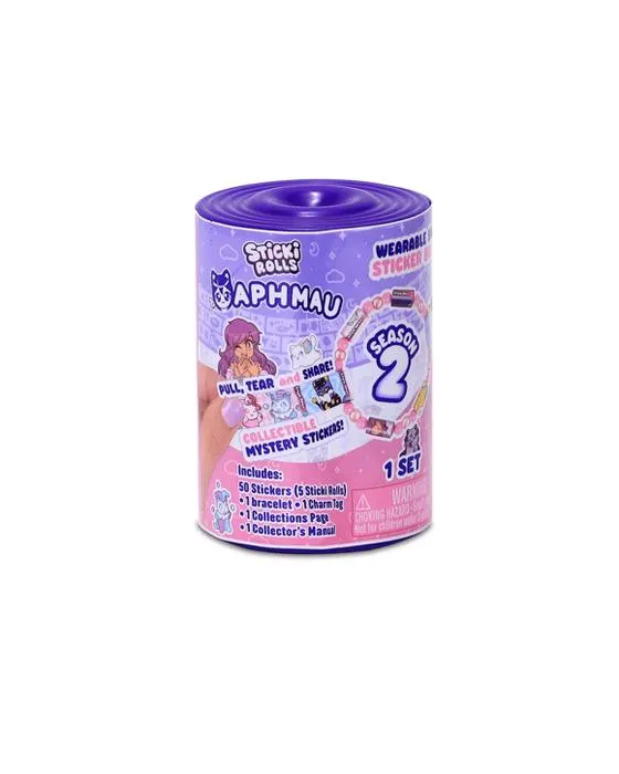 Sticki Rolls Aphmau Sticker Bracelet Capsule Série 2 - Assortiment