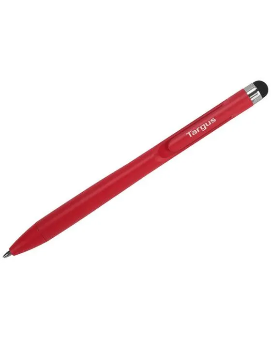 Targus 2-en-1 Glide lisse antimicrobien Stylus et stylo rouge