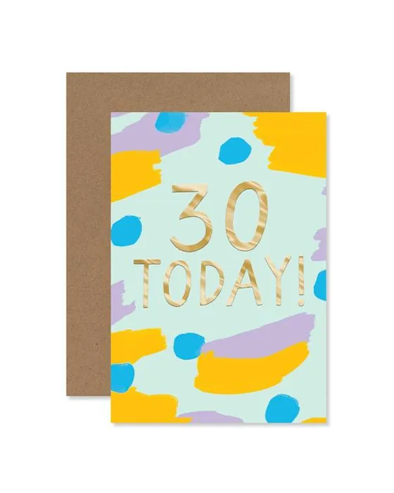 Connexions de la Carte d'anniversaire 30e Hallmark - 30 Aujourd'hui!
