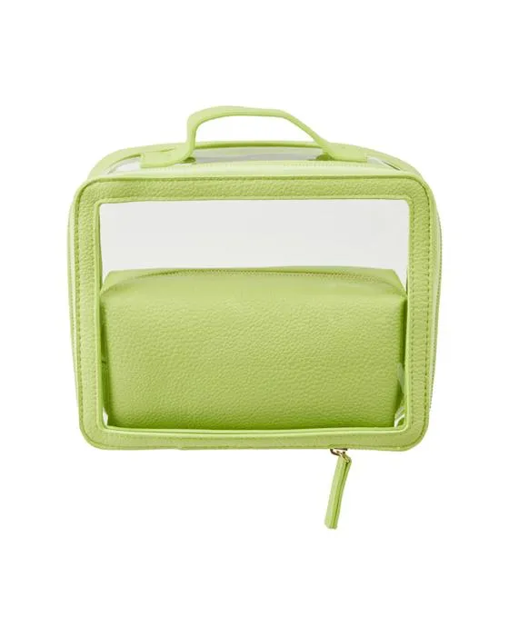 Ensemble de sac de maquillage 2 pièces OXX Cosmetics - Vert
