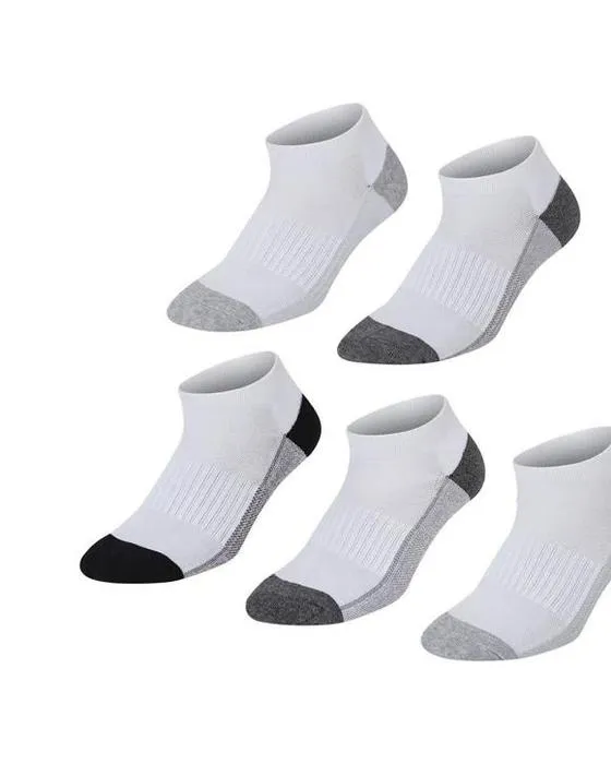 Chaussettes sport actives 5 packs à faible coupe