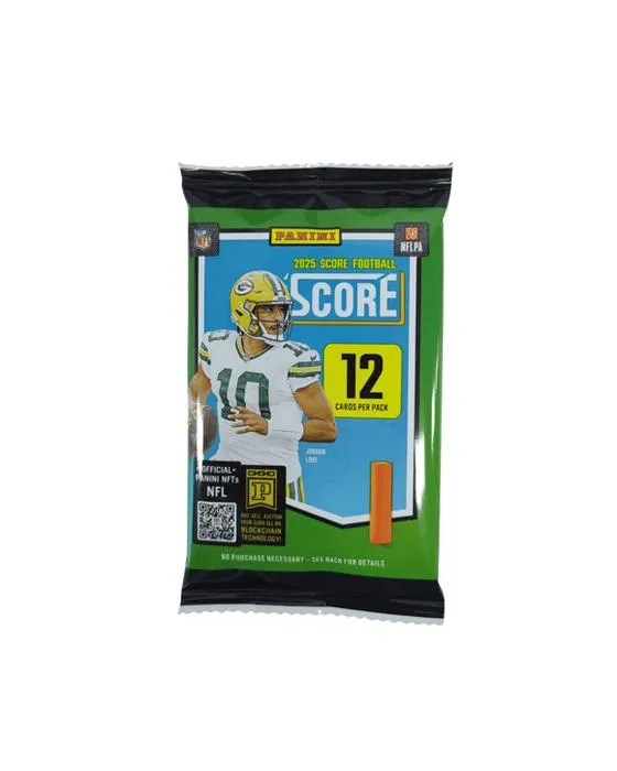 Panini Score 2025 NFL Football Trading Card Retail Booster Pack
