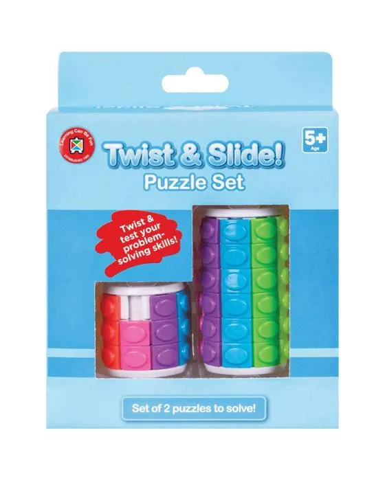 Apprendre peut être amusant Twist et Diapositive Puzzle Set
