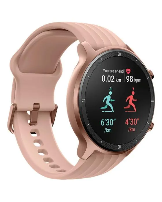 Ryze Flex Smart Watch Rose et blanc