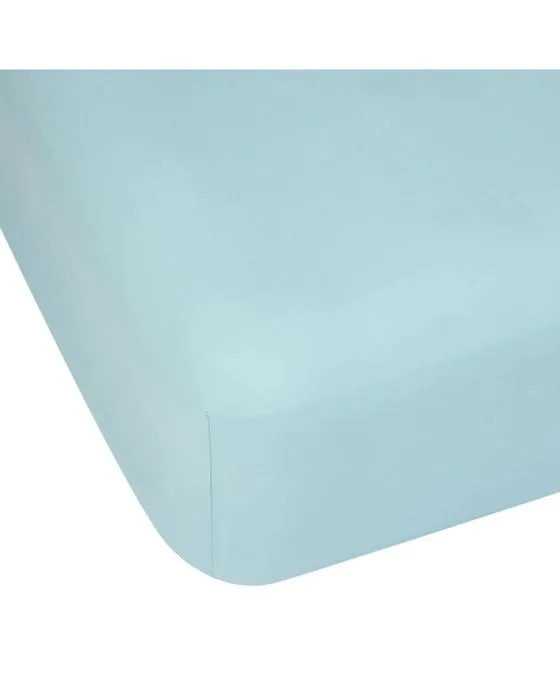 180 Fil de la feuille de comte ajusté - King lit simple, Marine