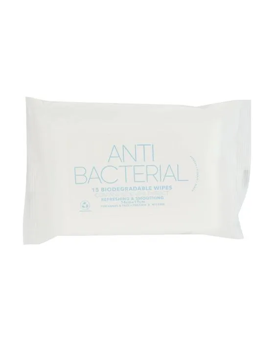 15 Packs Wipes rafraîchissants et lissants - Anti Bactériel