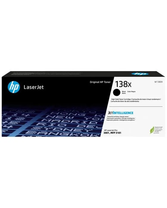 Hp 138X cartouche toner jet laser d'origine noir