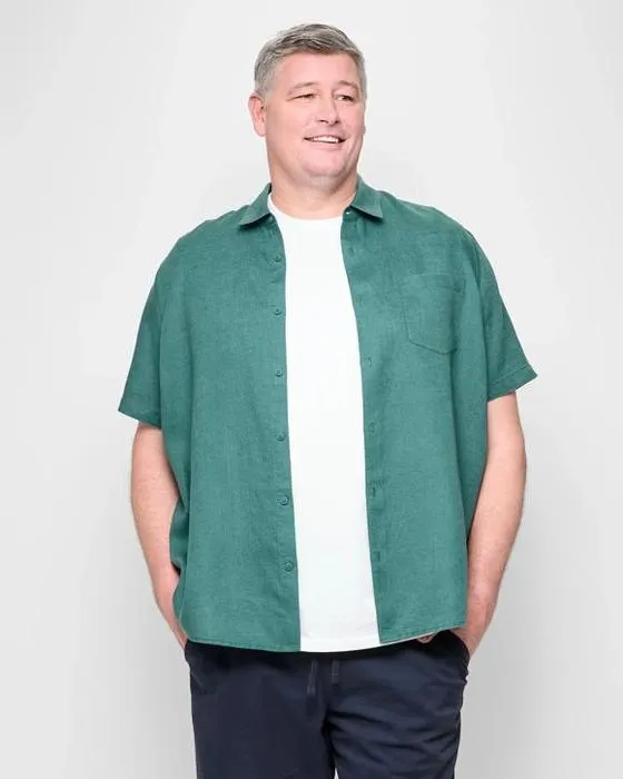 Chemise européenne en lin de taille Homme Cible Plus