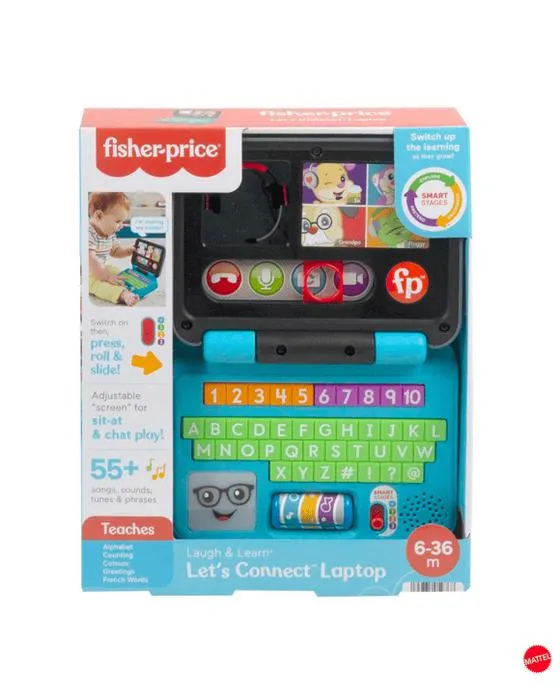 Mattel Fisher-Price Rire & Apprendre Connectons Ordinateur portable - Multi