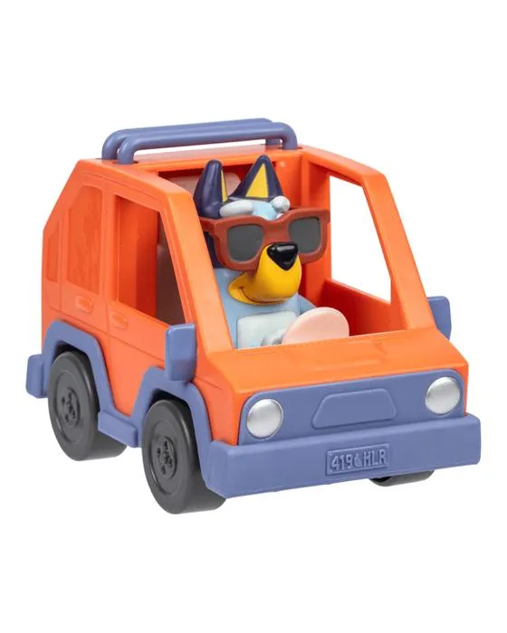 Bluey Mini 4WD Véhicule & Figurine - Assortiment - Multi