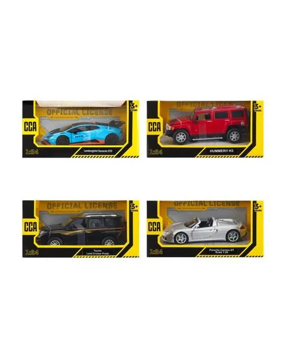 Licence officielle CCA 1:24 Véhicule à action à échelle - Assortiment