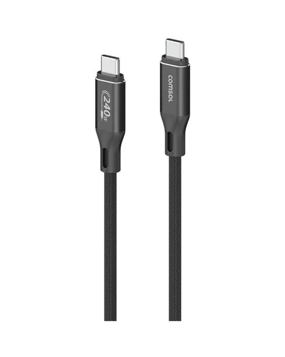Câble de charge USB-C à USB-C Comsol 240W 3m
