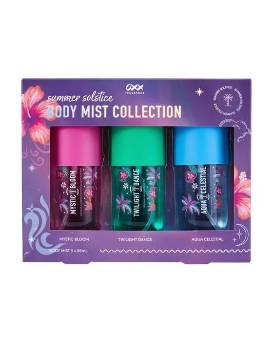 Collection de la mousse de corps de solstice d'été de 3 pièces de la fragrance OXX