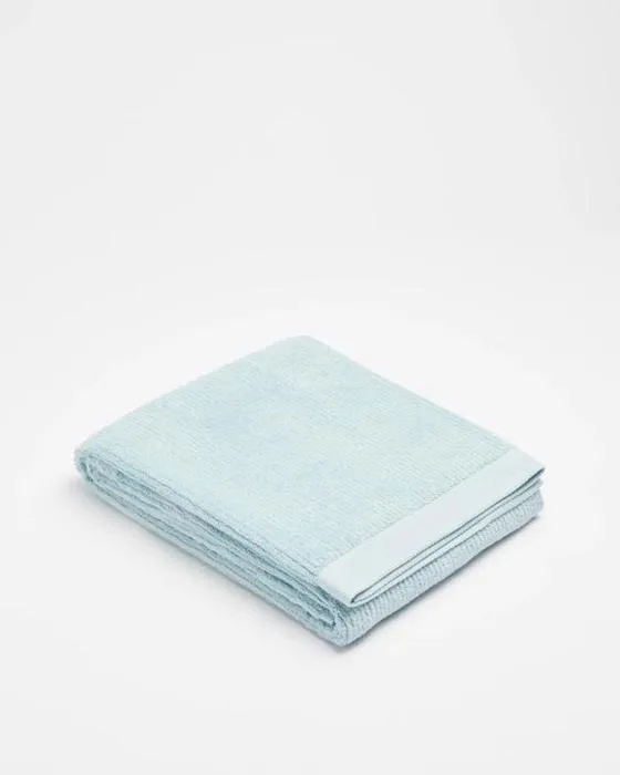 Cible de la feuille de bain en coton côtelé australien - Piper - Bleu