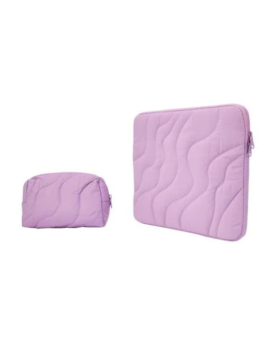 15 po. Manches pour ordinateur portable et Combo de poche technique. - Lilac
