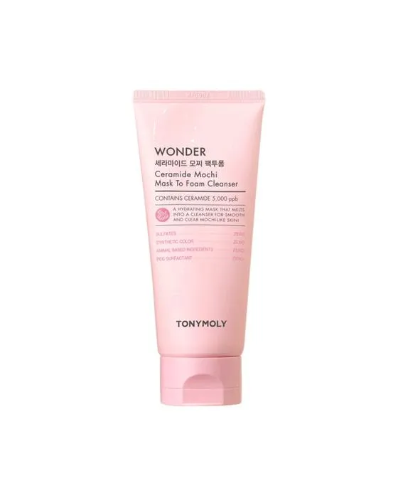 Tony Moly Wonder Masque Ceramide Mochi pour nettoyer les mousses