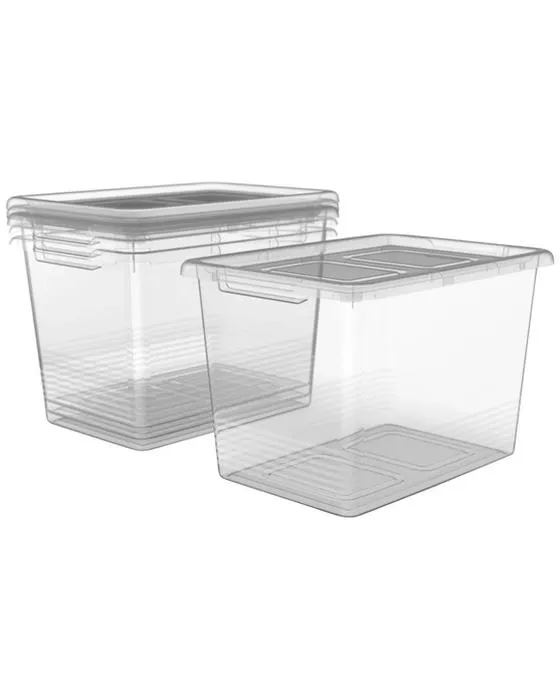 J.Burrows 20L Conteneur de stockage 4 Pack