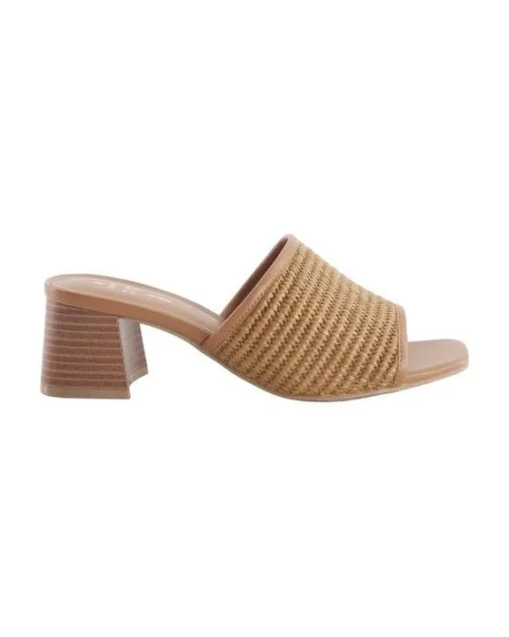 Mules supérieures tissées