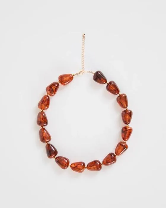 Cible femme Chunky collier perlé