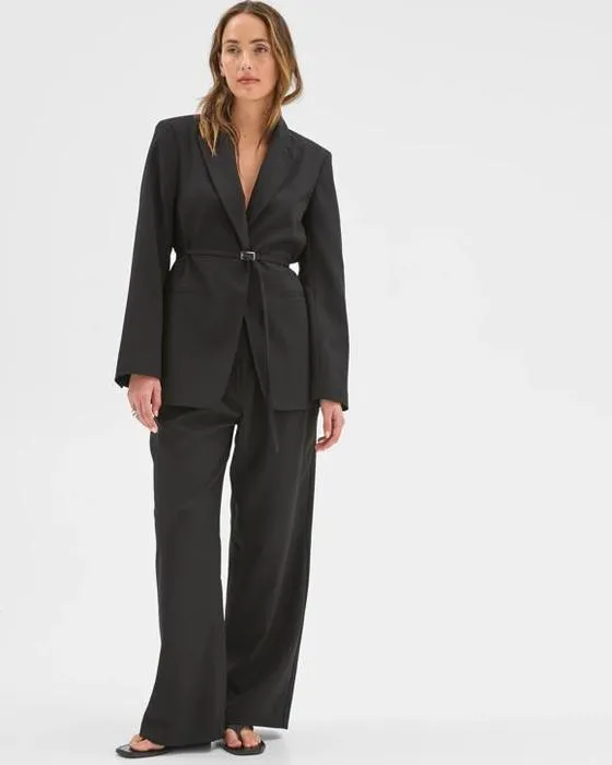 Aperçu Blazer de détails ceinturés