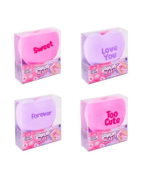 ToyMania Squish et Squiggle Squishy Heart - Assortiment