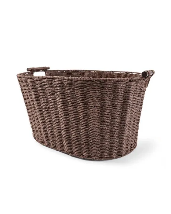 Panier de blanchisserie à corde en papier - Brown