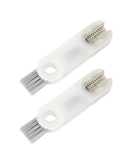 2 pinceaux de nettoyage de bouteilles en emballage