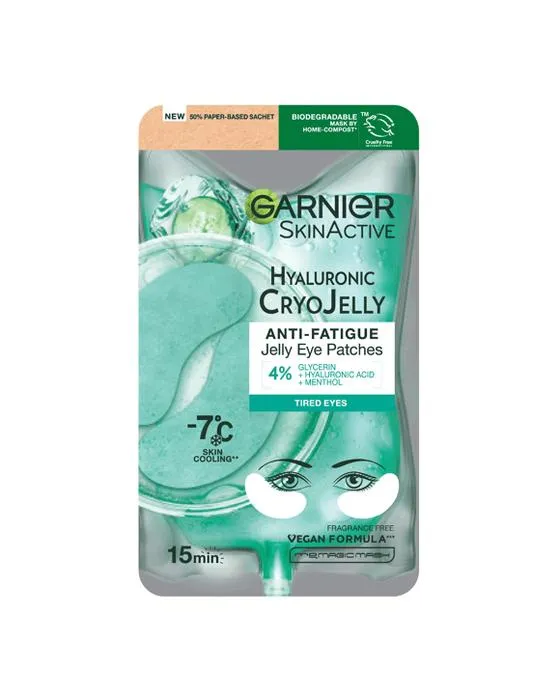 Patchs actifs pour les yeux antifatigue Garnier Skin 5g - Hyaluronique CryoJelly