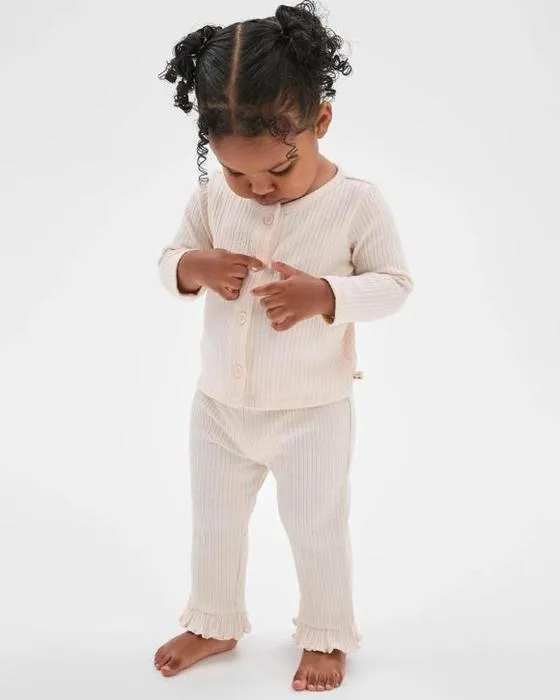 Ciblez le jeu de Cardigan et de Pantalons pour bébés