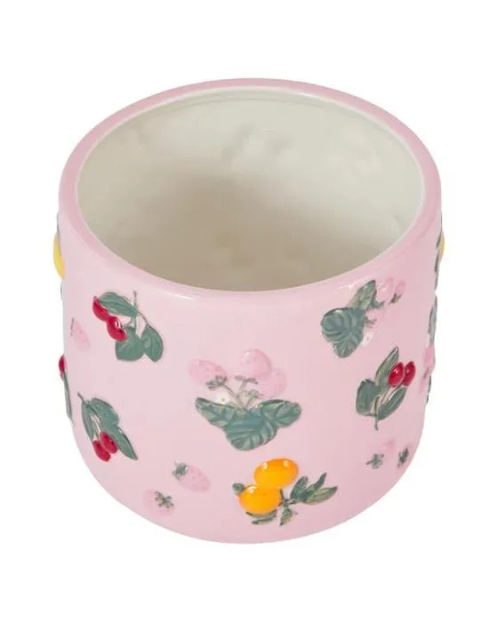 Pot céramique de fruits