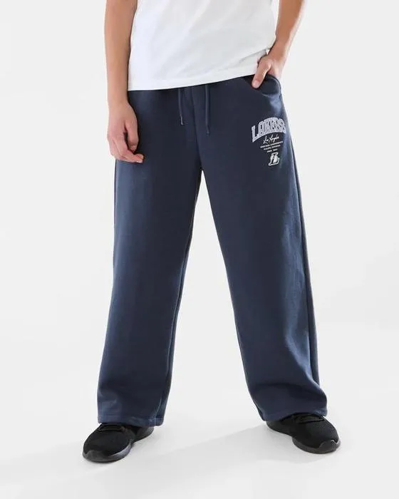 Pantalons de suivi officiels pour jambes larges pour enfants de la NBA