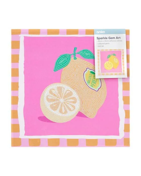 Art de la gemme scintillante - Citron