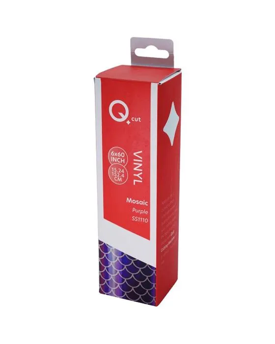 Qcut Spécialité Vinyle pourpre Mosaic