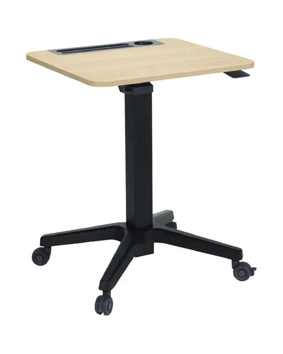 Bureau portable réglable en hauteur ou bureau Lectern Chêne/Black, tables et postes de travail