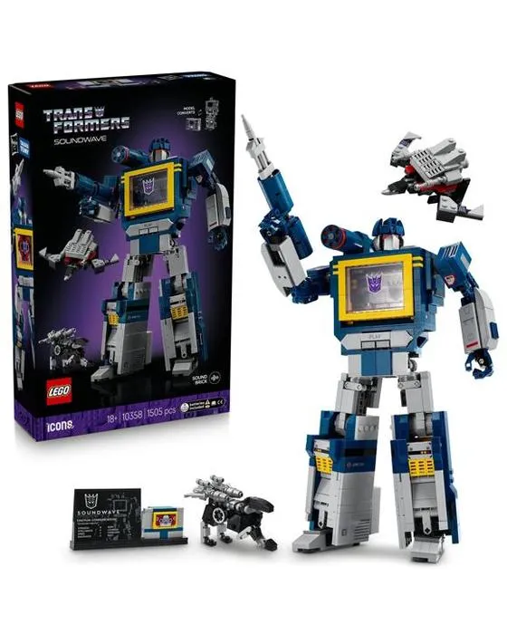 Le groupe LEGO Lego Icons Transformateurs: Soundwave - 10358