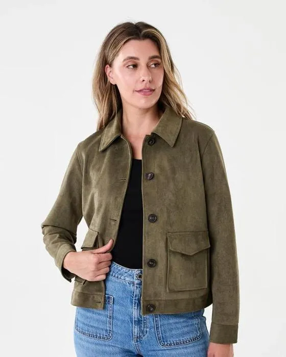 Veste Suedette ajustée