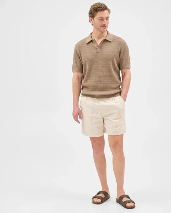 Cible Homme Australien Coton Blend Short Texturé