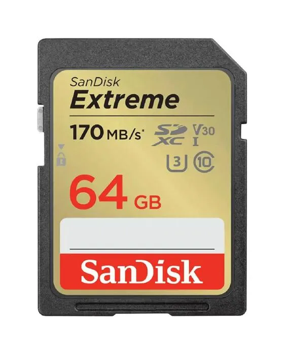 Carte mémoire SDXC extrême de 64 Go SanDisk