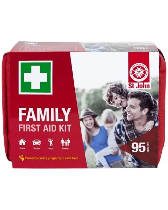 Trousse de 95 pièces pour les premiers soins de l'ambulance St John