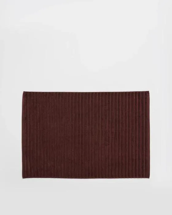 Tapis de bain pivotant de coton égyptien de luxe cible - Brown