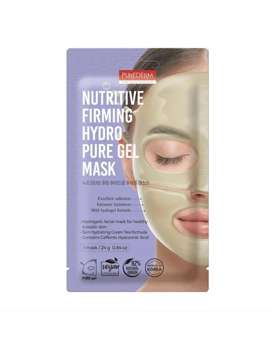 Masque de gel pur de Purederm, raffermissant les nutriments Hydro 24g