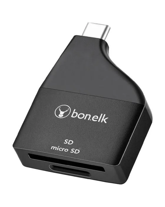 Adaptateur USB-C à microSD/SD noir