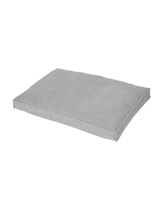 Lit pour animaux Corduroy Rectangle - Extra Grand, Gris clair