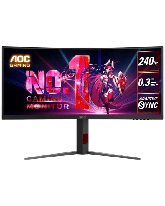 AOC 34 WQHD 240Hz 0.3ms Moniteur de jeu courbé CU34G4Z