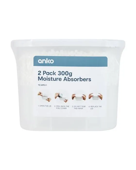 2 Pack 300g Absorbeurs d'humidité