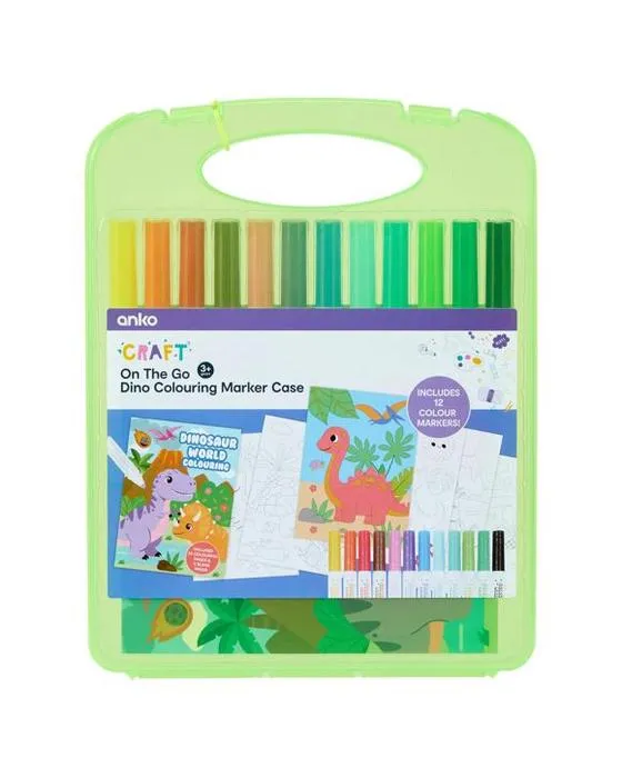 Sur le Go Dino coloriage Marqueur Case