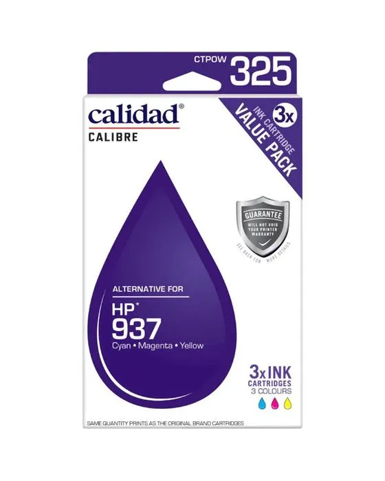 Calidad HP 937 Cartouche d'encre de valeur 3 Colour Pack