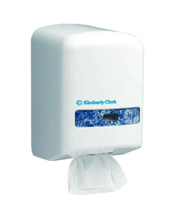 Kimberly-Clark Mini distributeur de tissu de toilette entrelacé doux